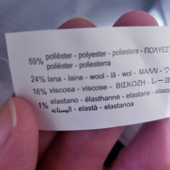 ZARA NWT Men's Wool Blend Trouser - Slim Fit - Navy W30 L29 - Picture 3 of 8